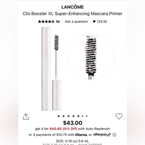 Lancôme mascara combo : Idole mascara + enhancing mascara XL primer - Picture 5 of 5